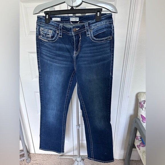 Vigoss Red, White & Blue detailed Slim Boot Leg Jeans- Merica! - Picture 5 of 12